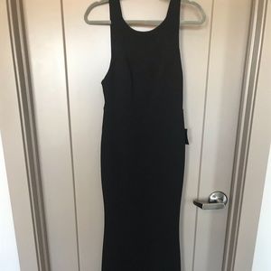 Lulu’s Dream About You Black Backless Gown